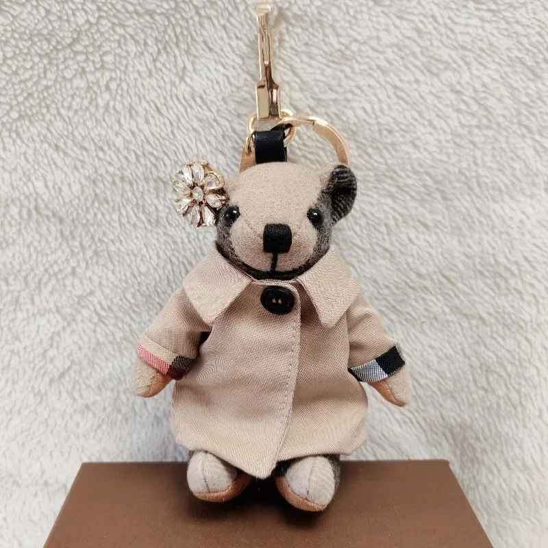 

Подвеска с медведем, кашемировый плед, плюшевый мишка, подарок, креативная кукла, автомобильный брелок, подвесная сумка для пары, подвеска