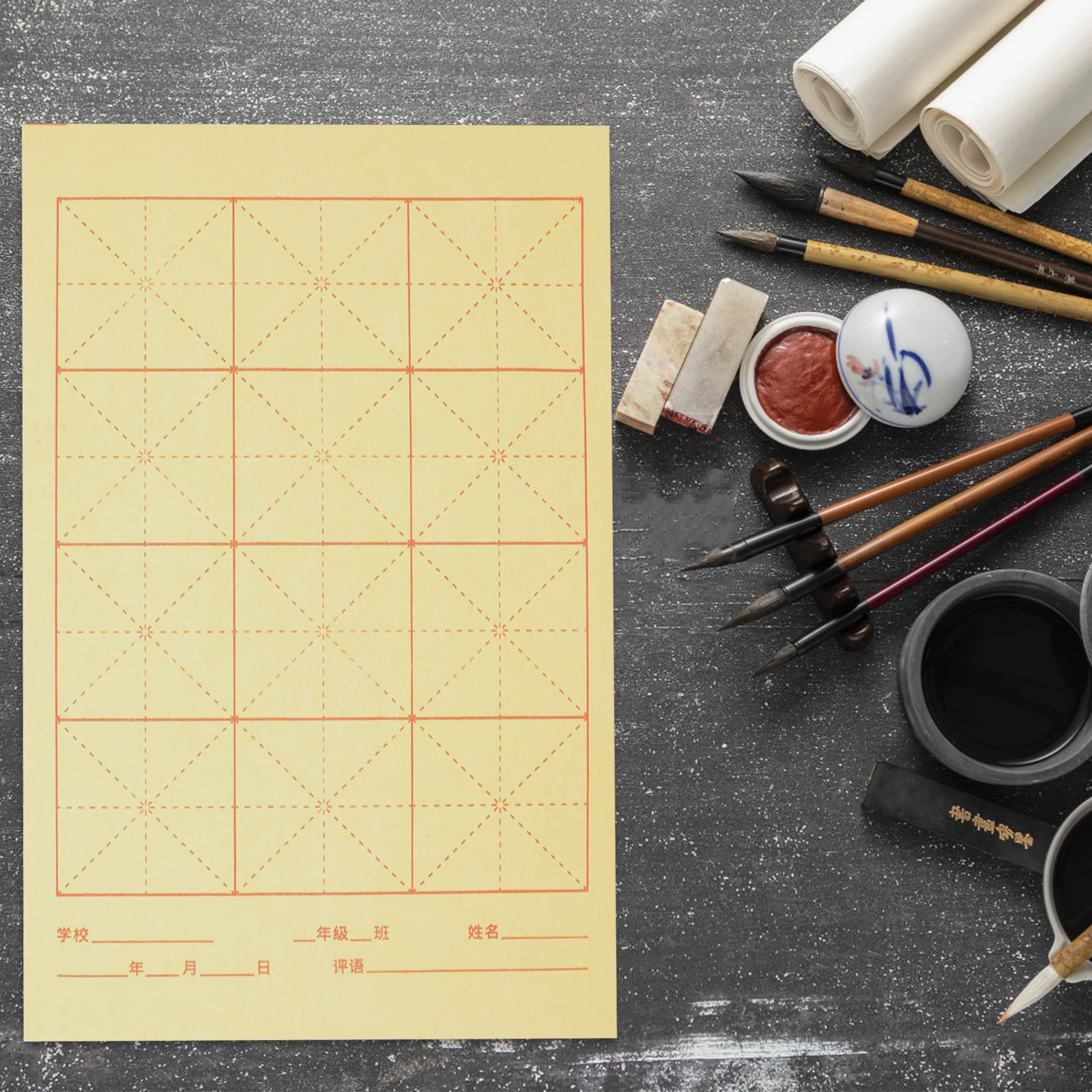 Practice Chinese Sheets Writing Supplies Professional Calligraphy Writing Rice Paper Handwriting Beginners Xuan Art Rice