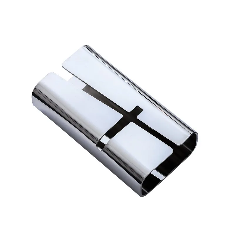 

Simple light luxury stainless steel tissue box Home hotel Living room paper box Office desktop tissue storage box