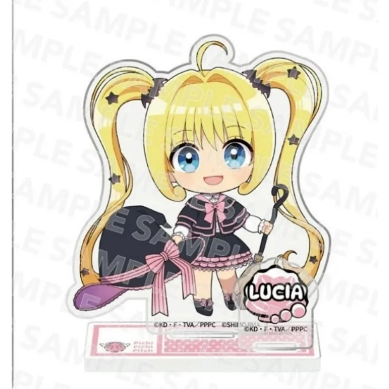 Anime Mermaid Melody Pichi Pitch LUCIA Q-style Acrylic Stand Model Plate Keychains Desktop Ornament