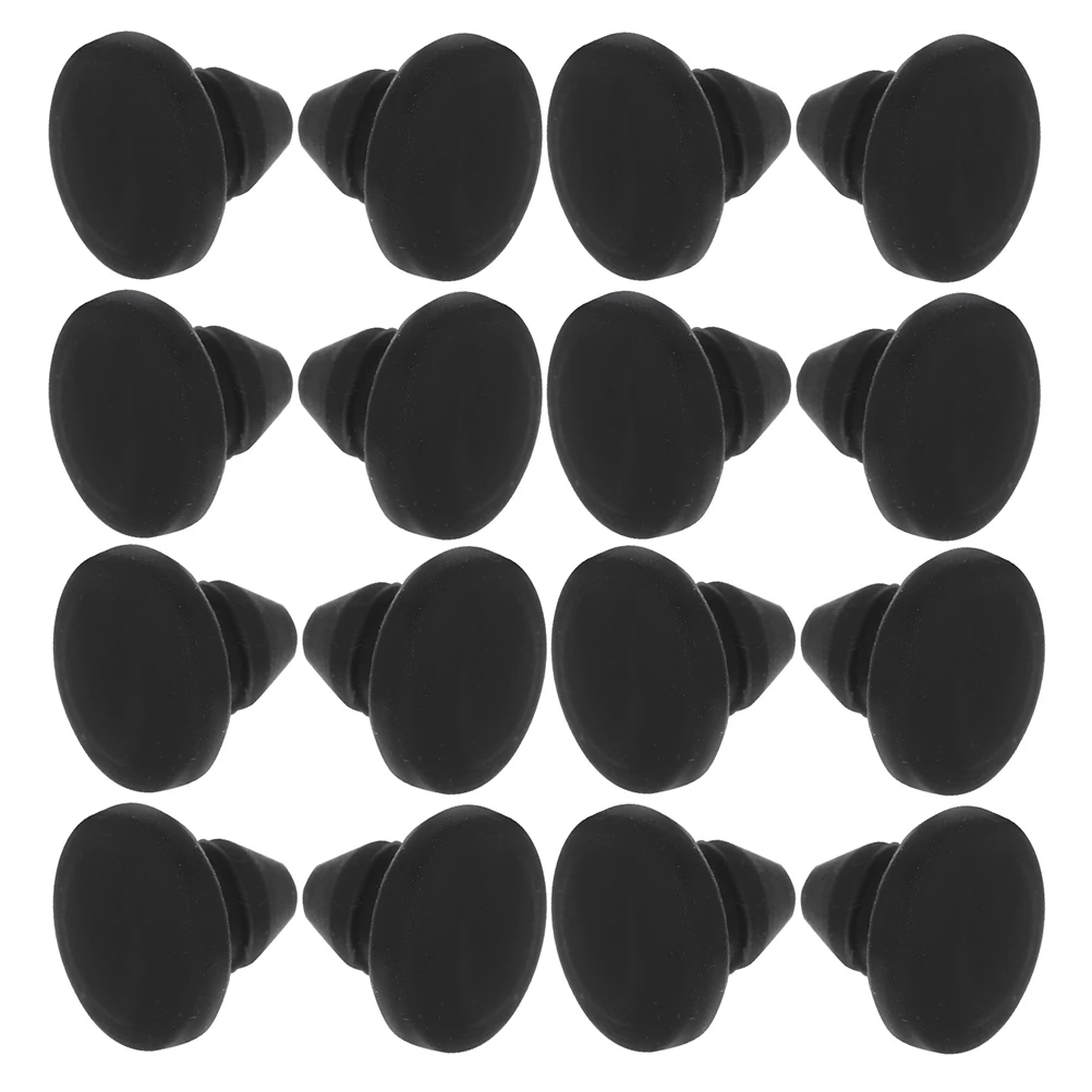 25pcs Silicone Sealing Plug Conical Hole Protector Buckle Bumper High Temp Shock Absorption Dust Proof Furniture Leg Foot Pad