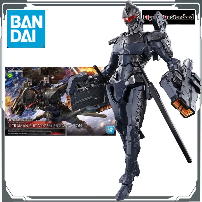 Oryginalny model do składania Bandai Figure-rise Standard Ultraseven Wersja 7.5 Figurka Anime Model do Składania Zabawki Prezent dla Chłopców