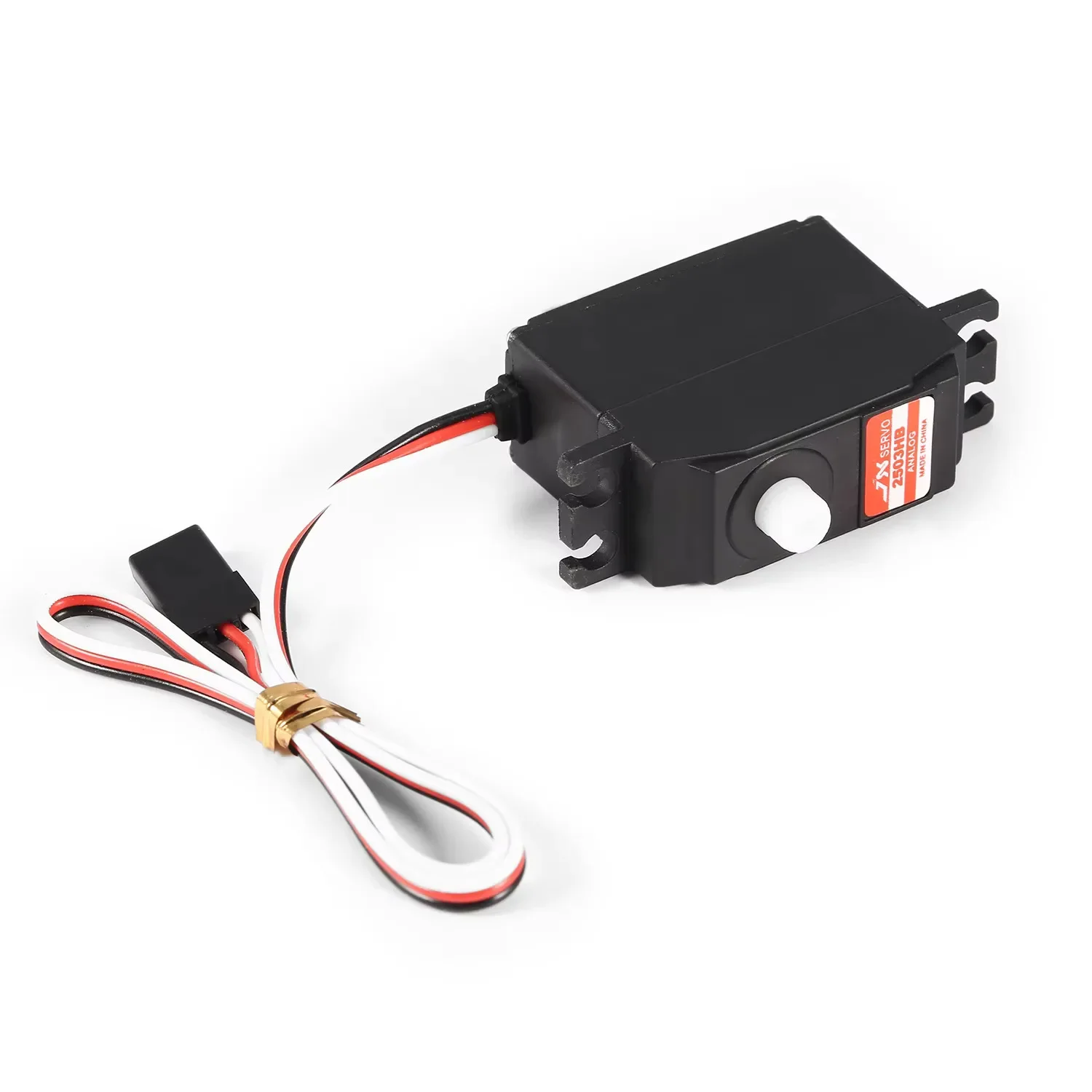 JX PS-2503HB 25g 3.35kg Mini Servo Plástico Engranaje Analógico 4.8V-6V 0.10 Sec/60 °   Motor central para pieza de robot de barco, avión, coche RC 1/12