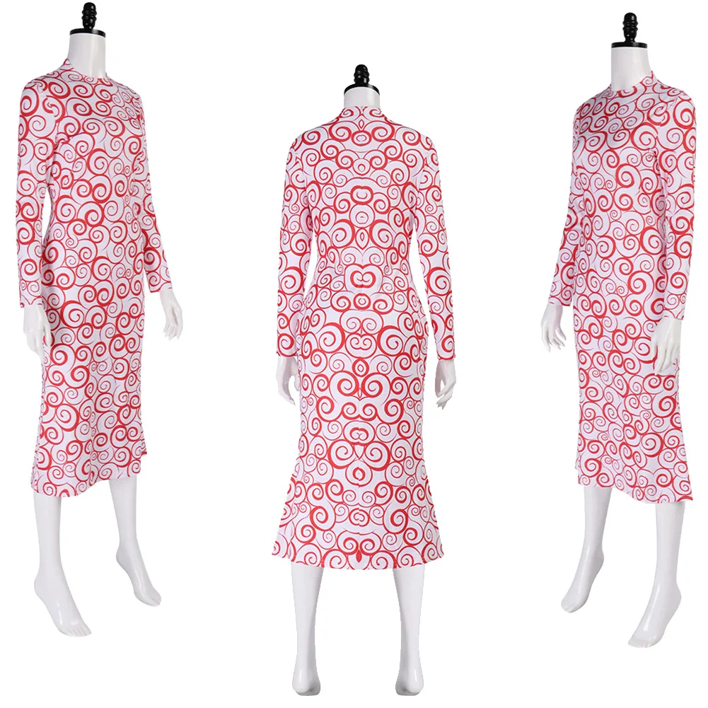 فانتازيا المريخ سيدة تأثيري الملابس فستان 1996 فيلم المريخ الهجمات Disfraz زي المرأة الخيال هالوين كرنفال ملابس الحفلات #2