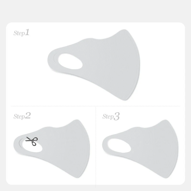 Summer UV Protection Mask for Women Ice Silk Breathable Tailorable Three-Dimensional Elastic Cool Anti Scratch Makeup Lady Mask