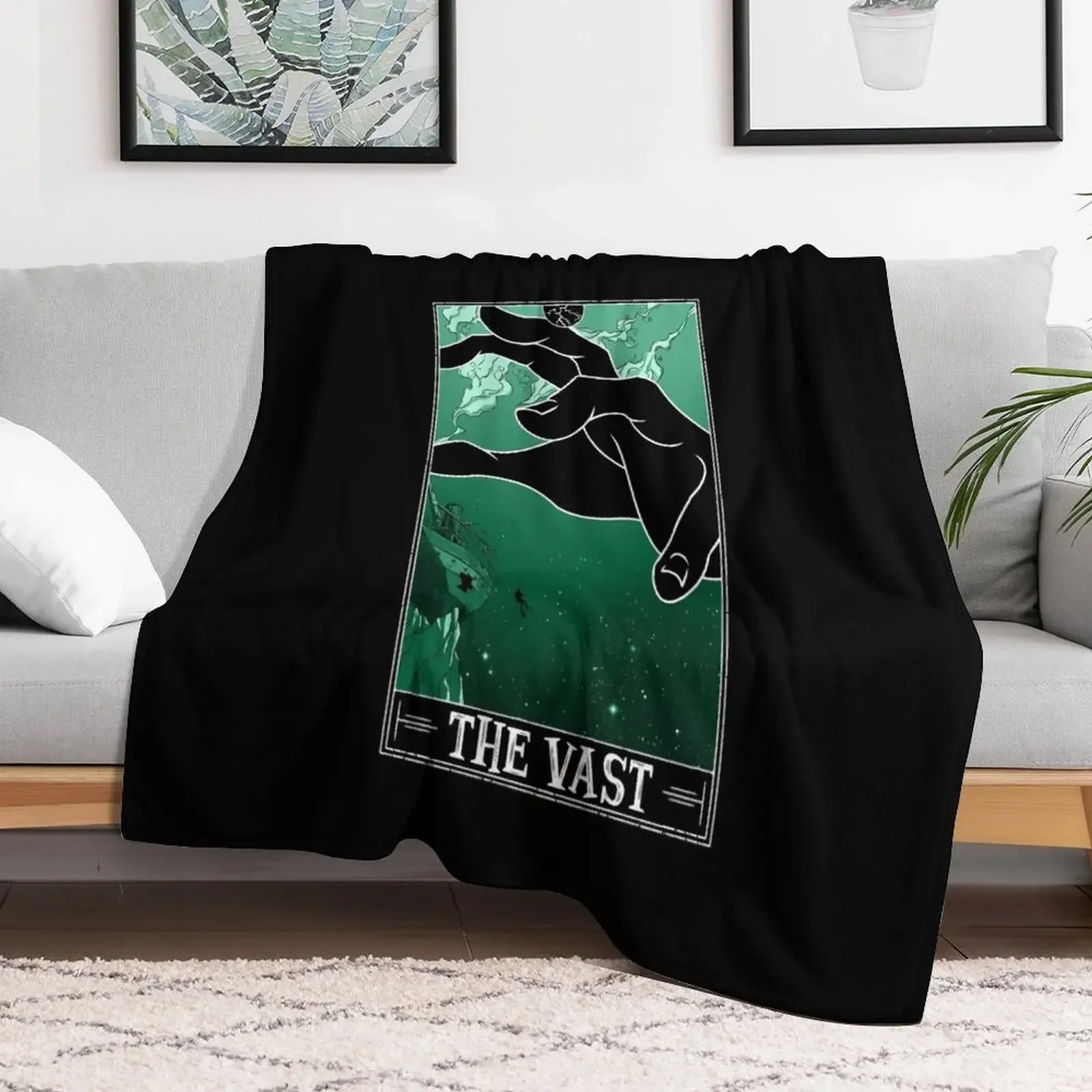 

The Vast Tarotesque - (Dark) Throw Blanket Retros Soft Big manga Soft Plaid Blankets