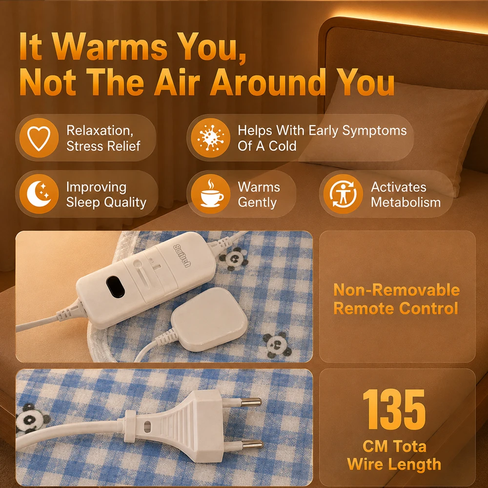 220V Thick Electric Heating Blanket Adjustable Thermostat Winter Body Warmer 70x150/120x150/150x180cm Household Home Warm Sleep