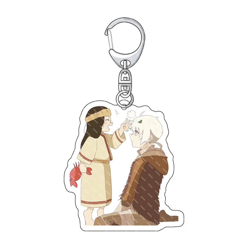 Extremely Hot Anime To Your Eternity Keychain Fushi/Nokkers/March Key Chain Acrylic Model Plate Holder Gifts 6cm
