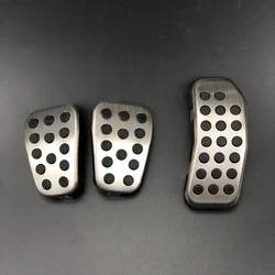 Car accessories Stainless steel Pedal Pads Cover Case For Ford Fiesta Ecosport Covers for Mazda 2 2007-2014