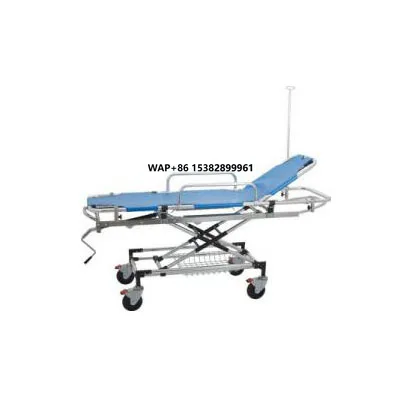 

Tiltable Back Stainless Steel Stretcher Trolley