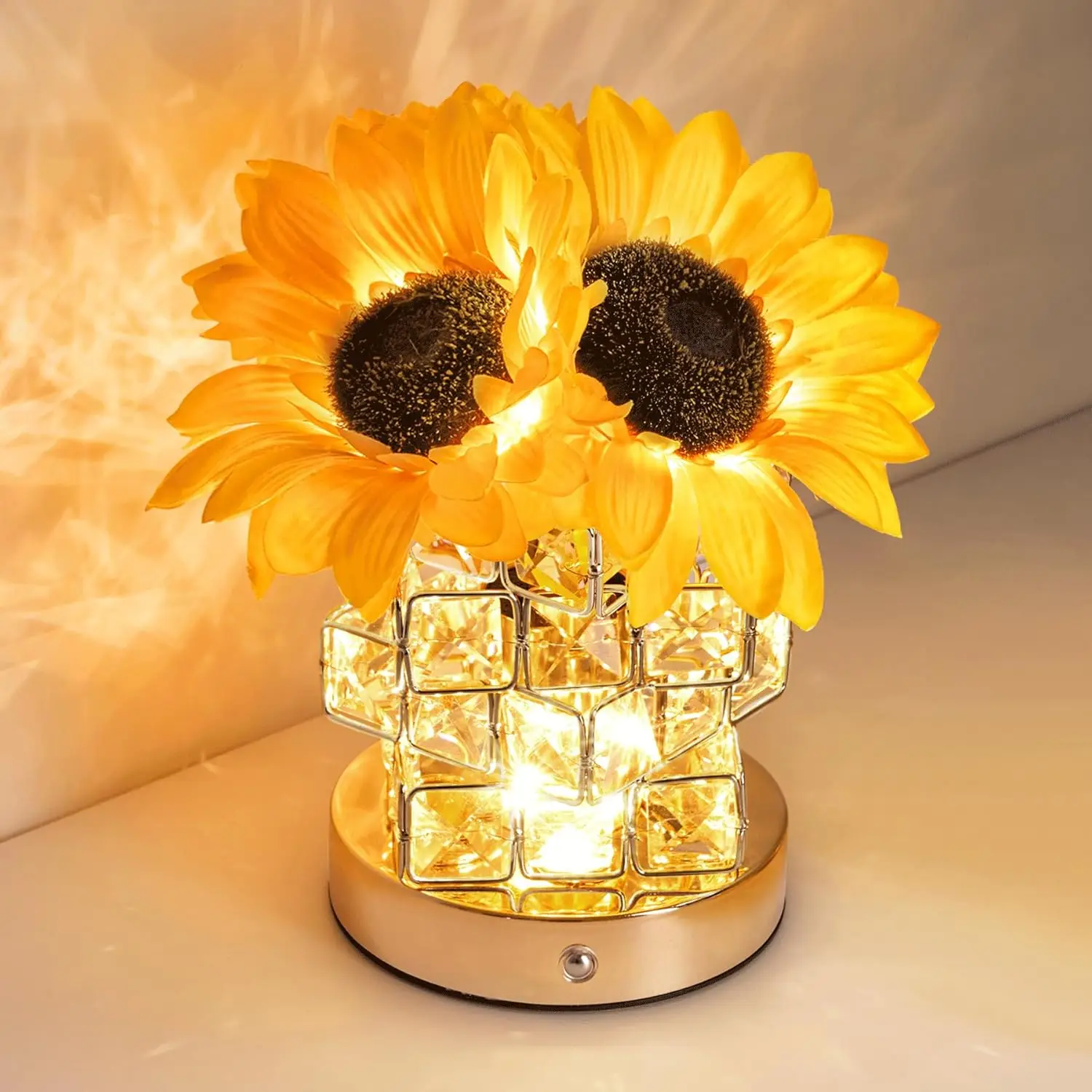

Подарок лампочке подсолнуха для женщин — уникальный цветочный светильник для мамы, жены, дочки, учителя, друзей — идеально подходит для Дня матери