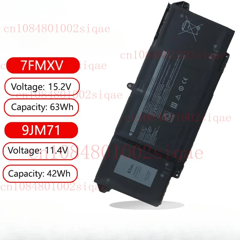 

7FMXV 9JM71 Laptop Battery For Dell Latitude 5320,7320,7420,7520 P110F P134G001 P135G001 P138G001 HDGJ8 MHR4G 4M1JN TN2GY 0727CG