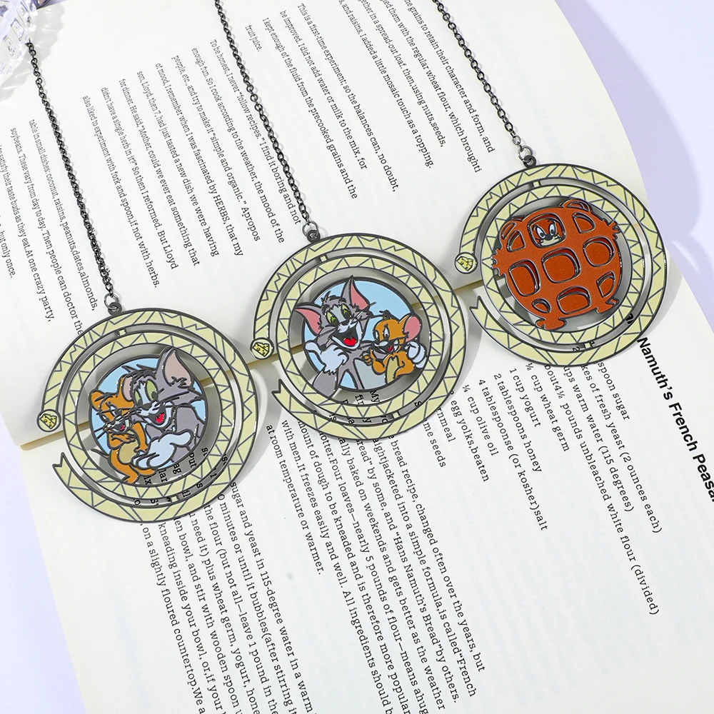 Tom und Jerry Metall-Lesezeichen, Anime-Fans, Buchseitenmarker, Weihnachtsgeschenk für beste Schwester, Thanksgiving-Geschenk