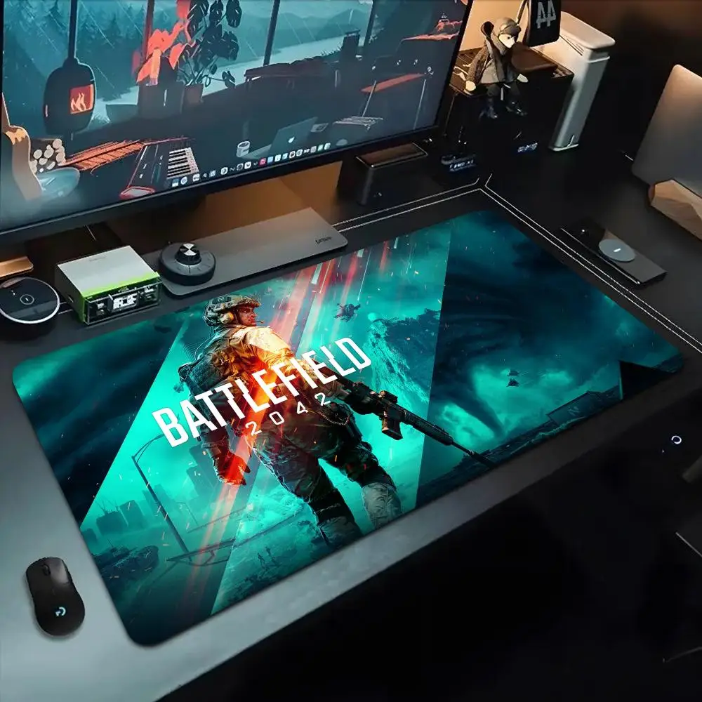 

2042 Battlefield Mouse Pad 500X1000 mm Large Gaming Mousepad Gamer XL Rubber Otaku Keyboard Pad Laptop Desk Mat