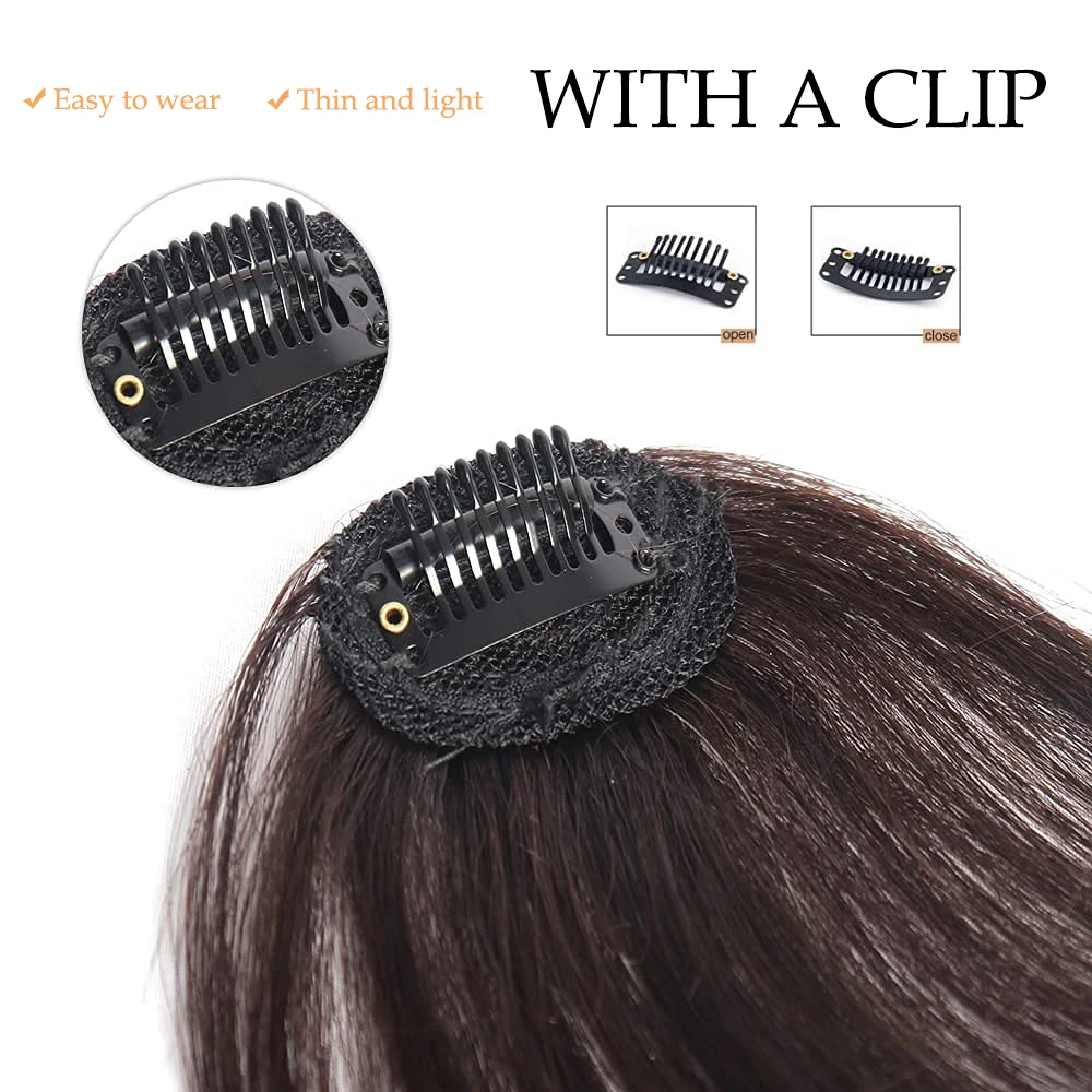 Fake Air Bangs Hair Styling Tools Hair Clip-In Extension Synthetic Hair Fake Fringe Natural False Hairpiece Women Clip In Bangs