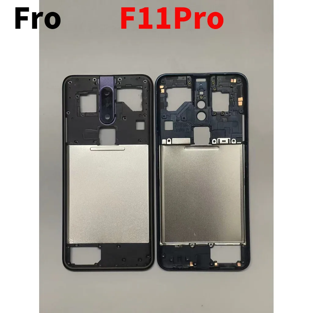 For Oppo F11 Pro CPH1969 CPH2209 CPH1987  LCD Front Middle Frame Housing +Battery Door Back Cover Housing Case Replacement Parts