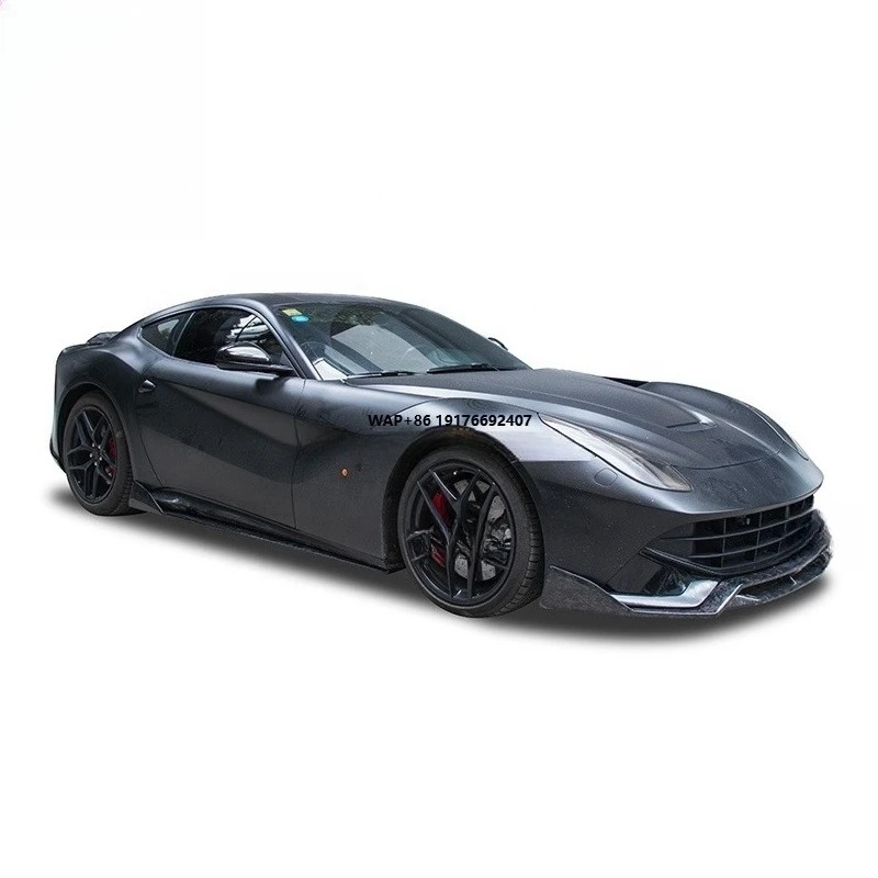 Style Body Kits for Ferarri F12 Forged Carbon Front Lip Side Skirt With RZ Rear Diffuser