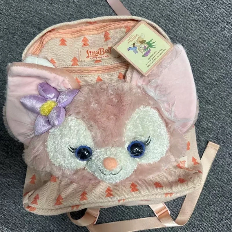 

Disney Lingna Belle New Doll Backpack Brand Original Ladies Backpack 3D Cartoon Girls Schoolbag Large Capacity High Quality