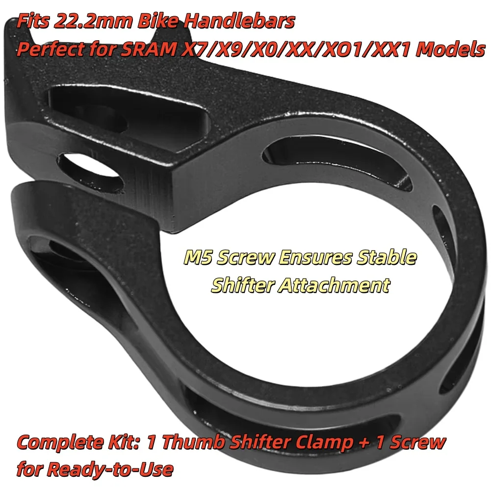 

Зажим для переключения большого пальца велосипеда 22 2 мм, совместимый с Sram Для X7 Для X9 Для X0 Для XX XO1 Для XX1 Легкий алюминиевый сплав