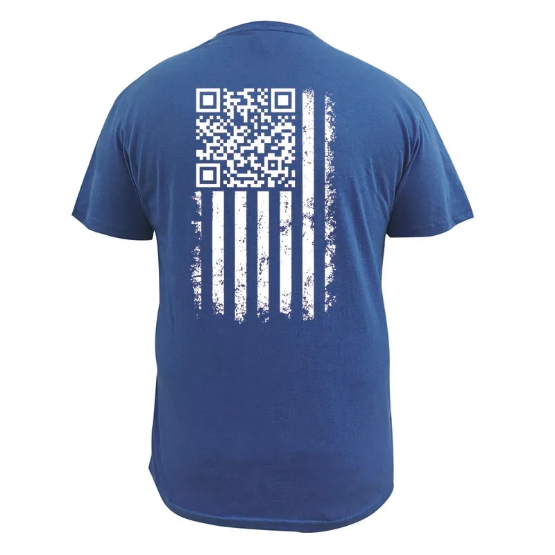 Funny QR Scan Me President Trump T Shirt Trump Dancing Code Retro Women Men Clothing 100% Cotton Soft Unisex T-shirts EU Size