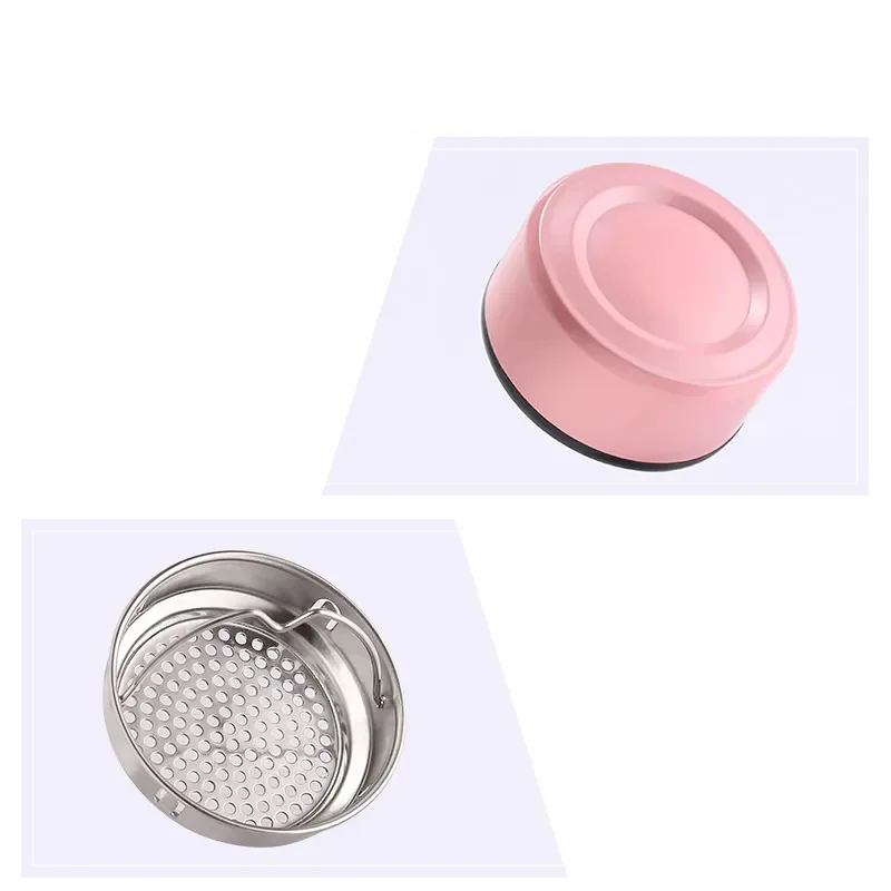 Glass Cup Double Layer Men and Women Portable Thermal Insulation Thickening Anti-fall Household Water Cup Filter Car Tea Cup