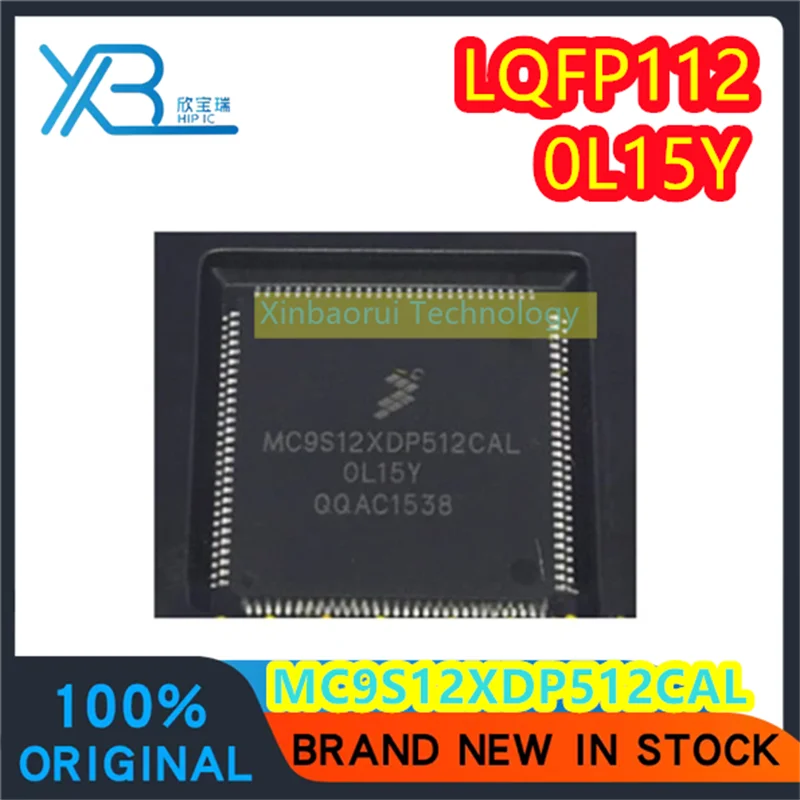 MC9S12XDP512CAL 0L15Y LQFP112 CAS Placa de Computador, CPU Comum, 100% Novo, Eletrônica Genuína, 1 a 15 Peças