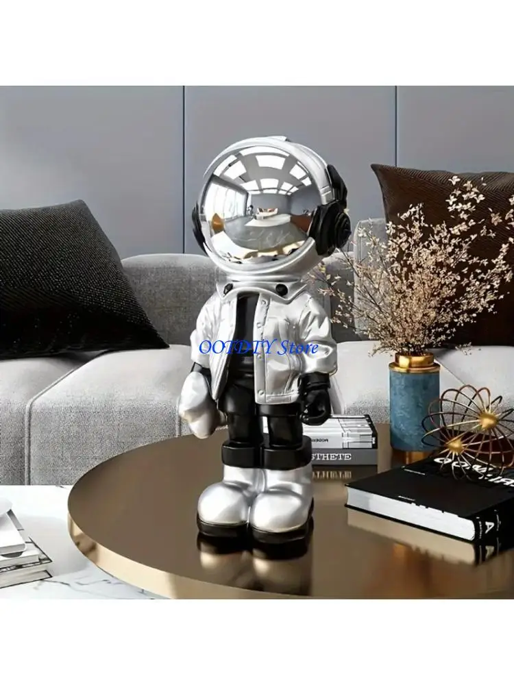 

367A Фигурка космонавта из смолы, художественная статуя космонавта, украшение для полки или стола