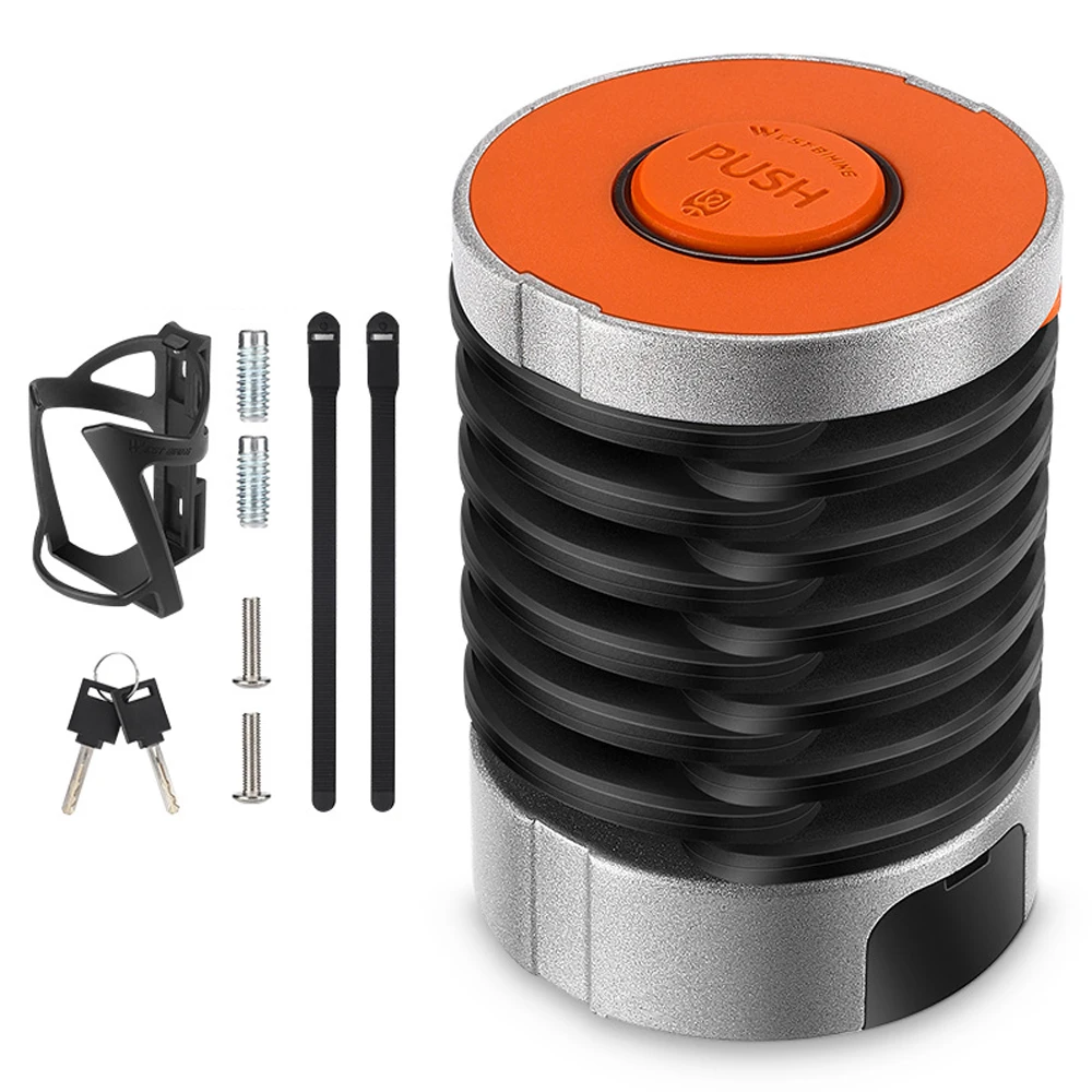 

Замок с паролем из цинкового сплава для велосипеда, противоугонный складной кодовый замок с монтажным кронштейном для горных велосипедов