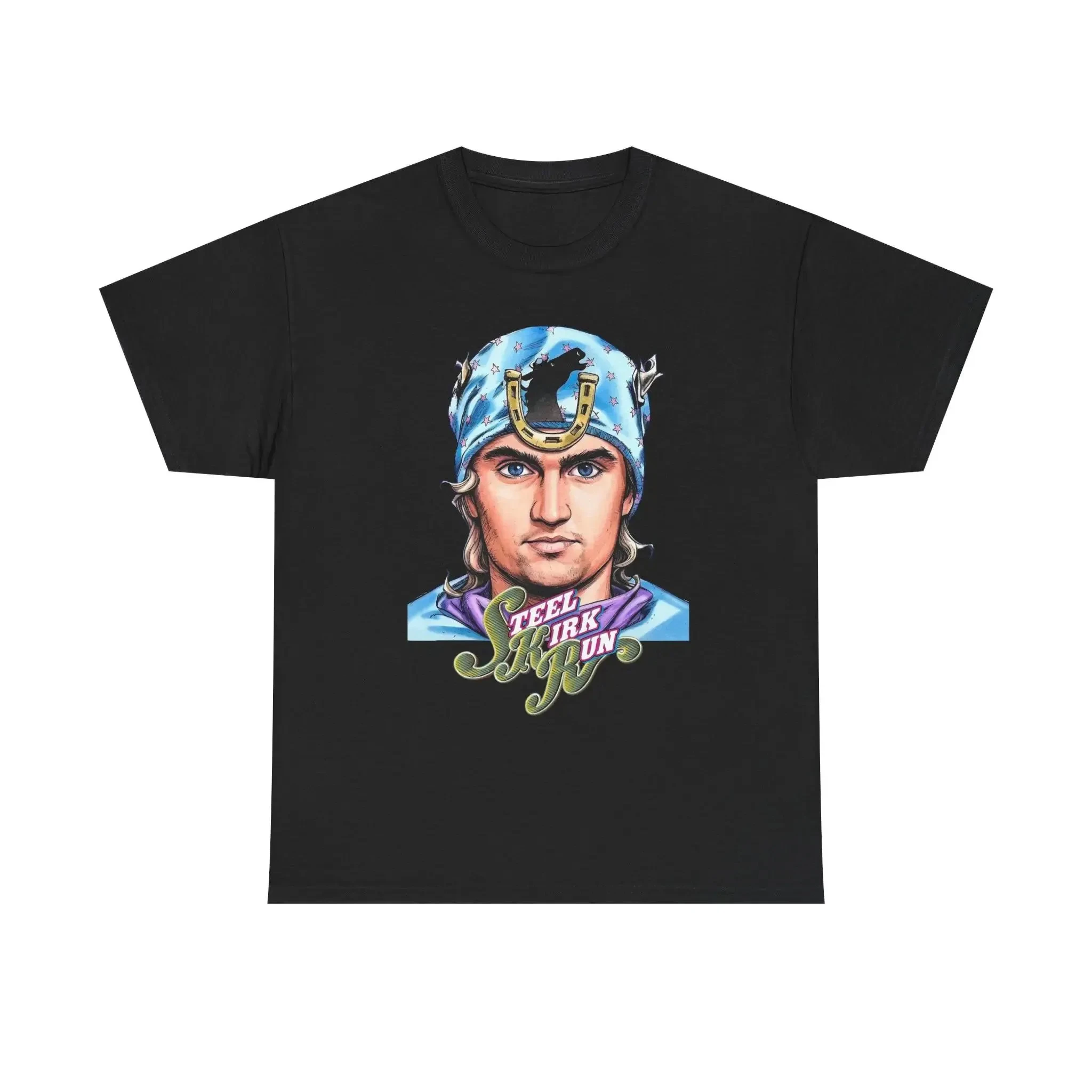 T-shirt unisexe en coton 100% avec motif anime Jojo 7 Steel Ball Run Charlie Kirk & Gyro Zeppeli, no