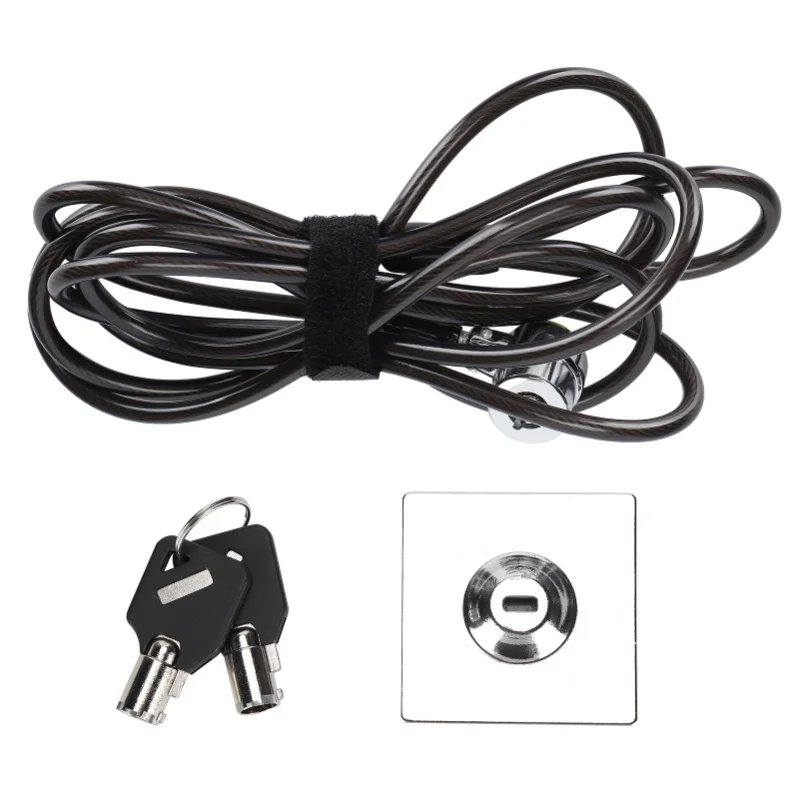 

Замок для ноутбука, антивандальный, оцинкованный, экологически чистый, защитный кабель для компьютера с основанием для замка, для OS X, Lenovo/Asus