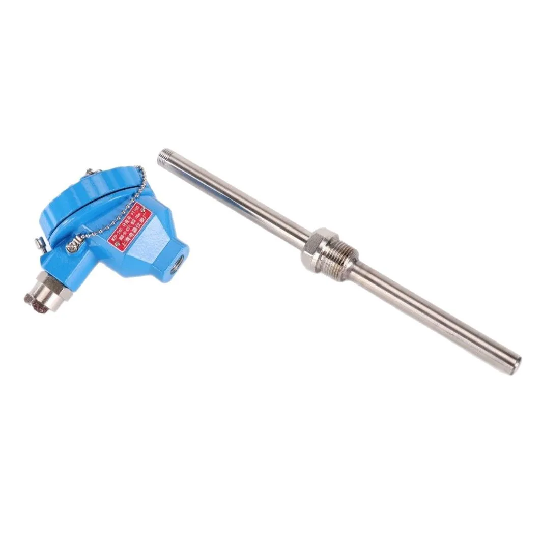 

Explosion-proof Stainless Steel Thermocouple K Type Temperature Probe PT100 Straight Rod High Temperature Thermocouple