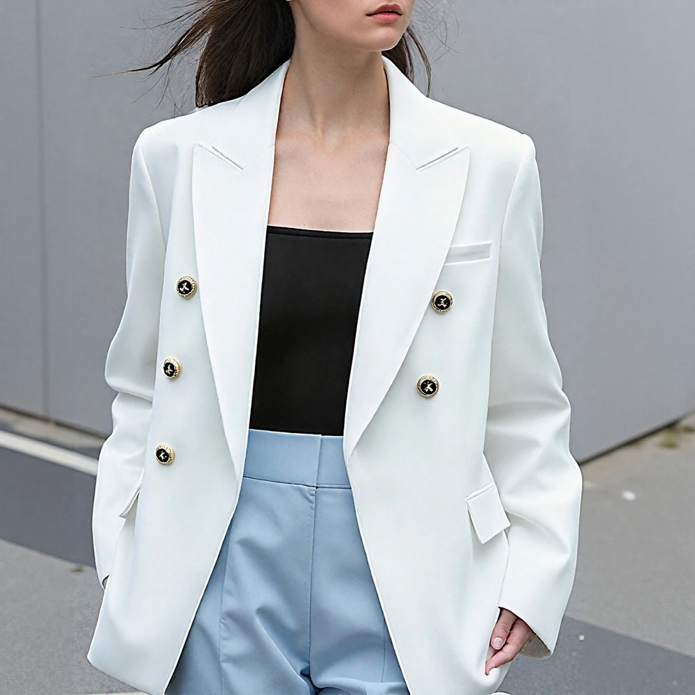 

Elegant Sexy Casual Single Button Women's Suit Jacket Autumn New Arrival From Europe And America For Women