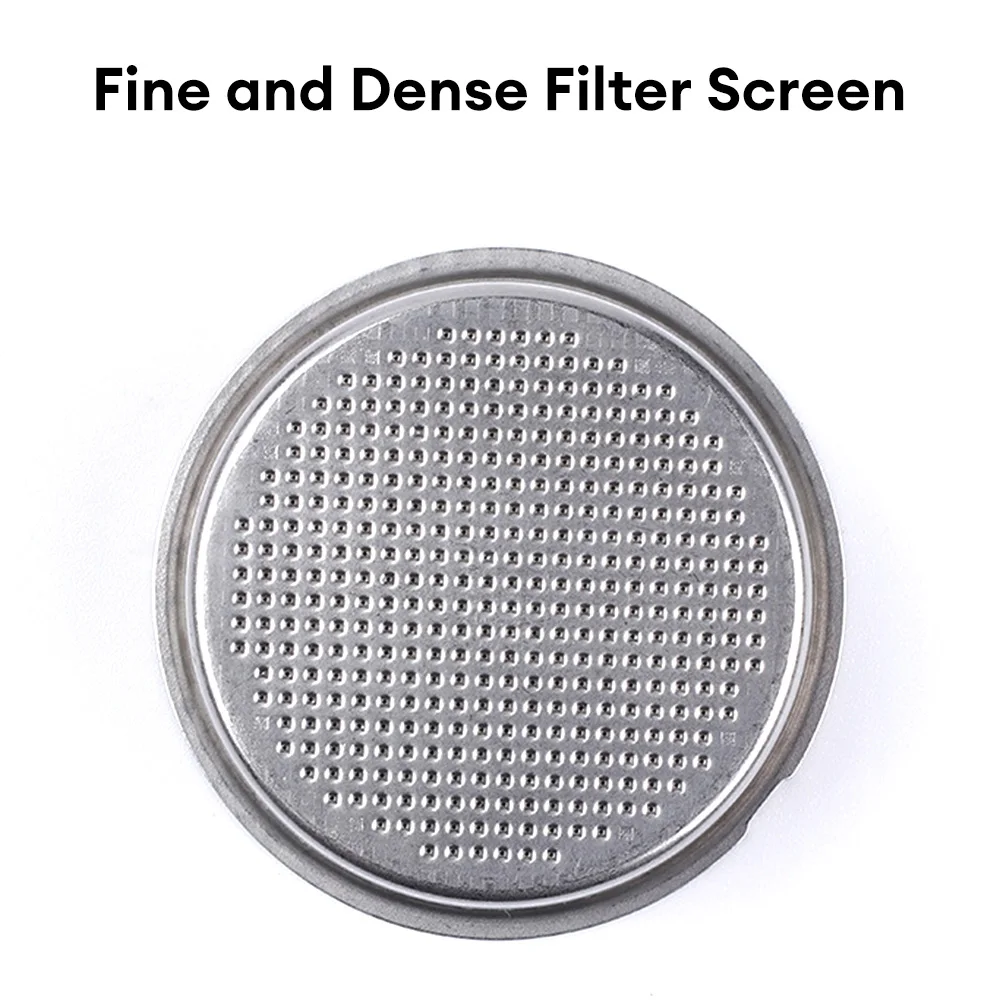 51mm 1/2 Cup Coffee Filter Basket Stainless Steel Portafilter Basket Espresso Machine Dripper Strainer Mesh Screen Coffeeware