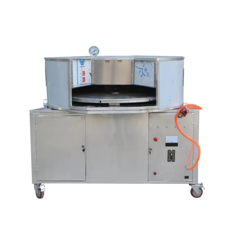 

stainless steel gas automatic pita bread rotary oven baking oven