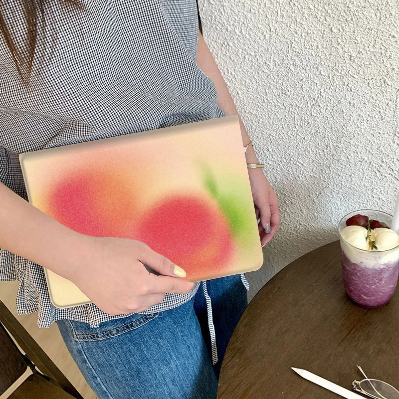 

Чехол для планшета с персиковым узором в стиле INS для iPad Pro 10/11 дюймов 2020/6-го/7-го/8-го поколения/Air 3-го поколения/Air 4-го поколения/9-го поколения/Air 5-го поколения 2022/Air 16