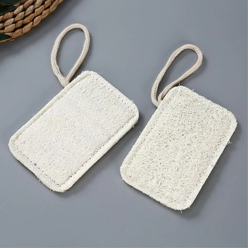 

Natural Loofah Sponge Biodegradable Scouring Pad, Eco-Friendly Reusable Plant Fiber Kitchen Sponge for Dishwashing & Cleaning