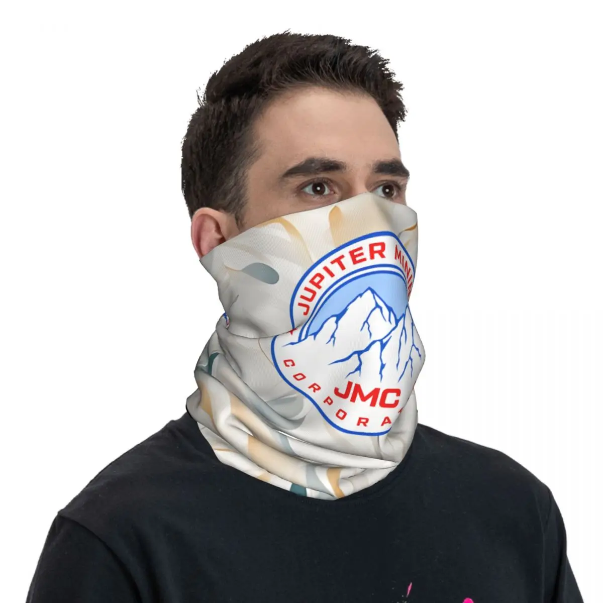 Fantástico Jupiter Miner Bandana para adultos, capa de pescoço unisex, envoltório impresso de motocross, lavável, cachecol