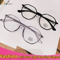 High Definition Presbyopia Eyeglasses Unisex Diopter +1.0 +1.5 +2.0 +2.5 +3.0 +3.5 +4.0 Fashion Anti Blue Light Reading Glasses