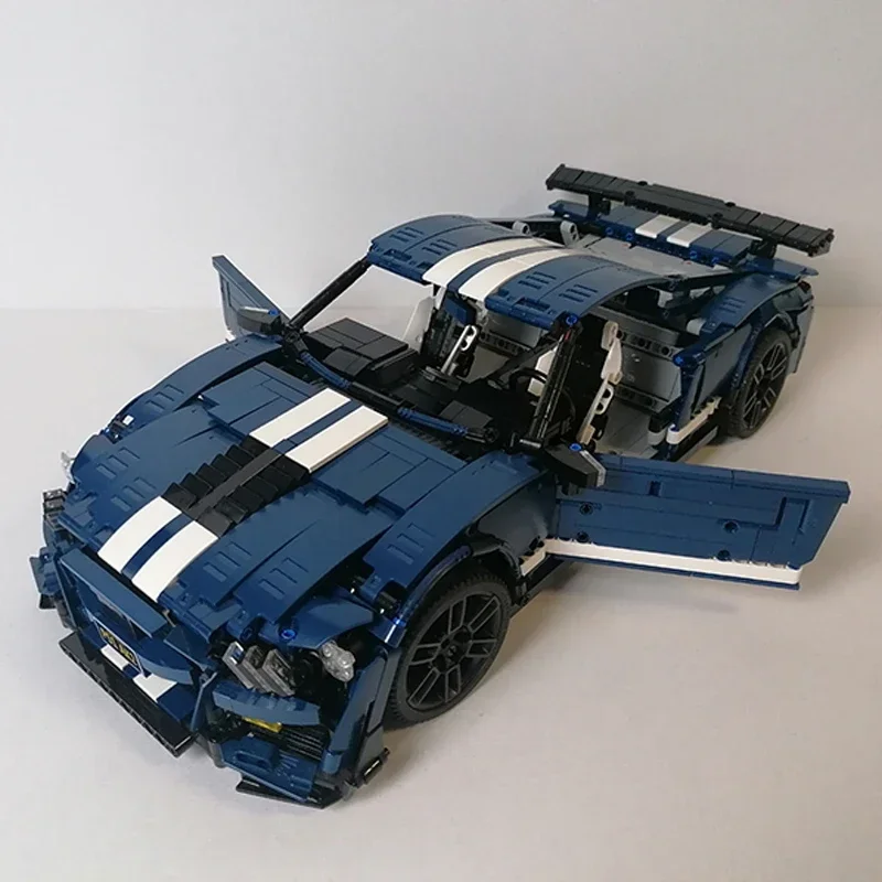 Moc Building Blocks Supercar Model Speed Champion GT500 Technical Bricks DIY Assembly Construction Toys For Childr Holiday Gifts