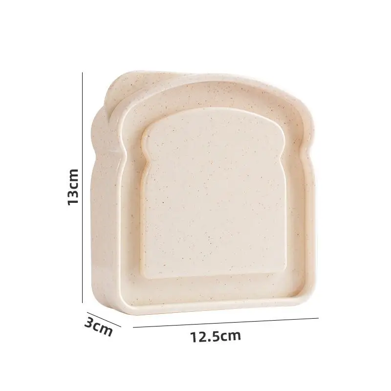 ❤Toast Sandwich Lunch Boxes Reusable Snacks Container Food Storage Box For Kids School Office Work Travel And Outdoor Picnics