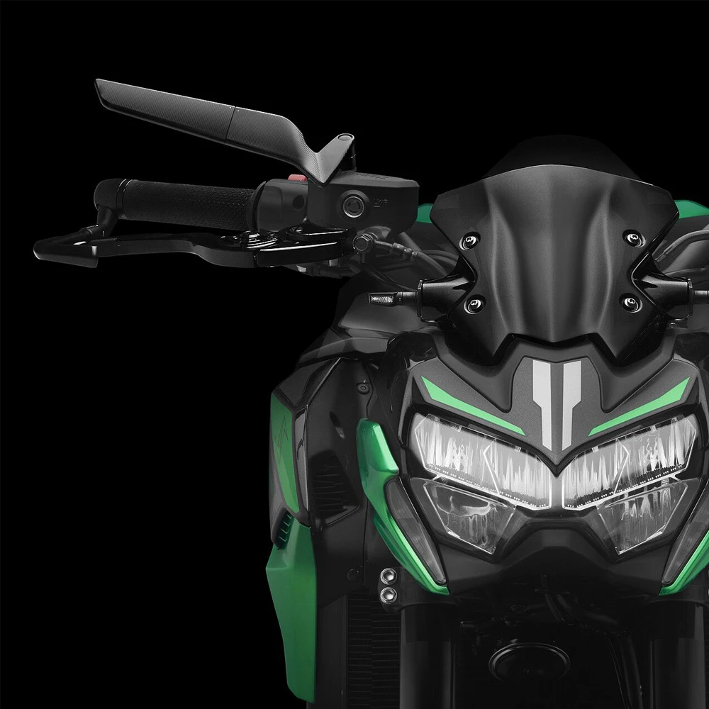 

Зеркала Stealth для мотоцикла Z900, регулируемые зеркала для Kawasaki Z650, спортивные зеркала Winglets Wing 2021-2023