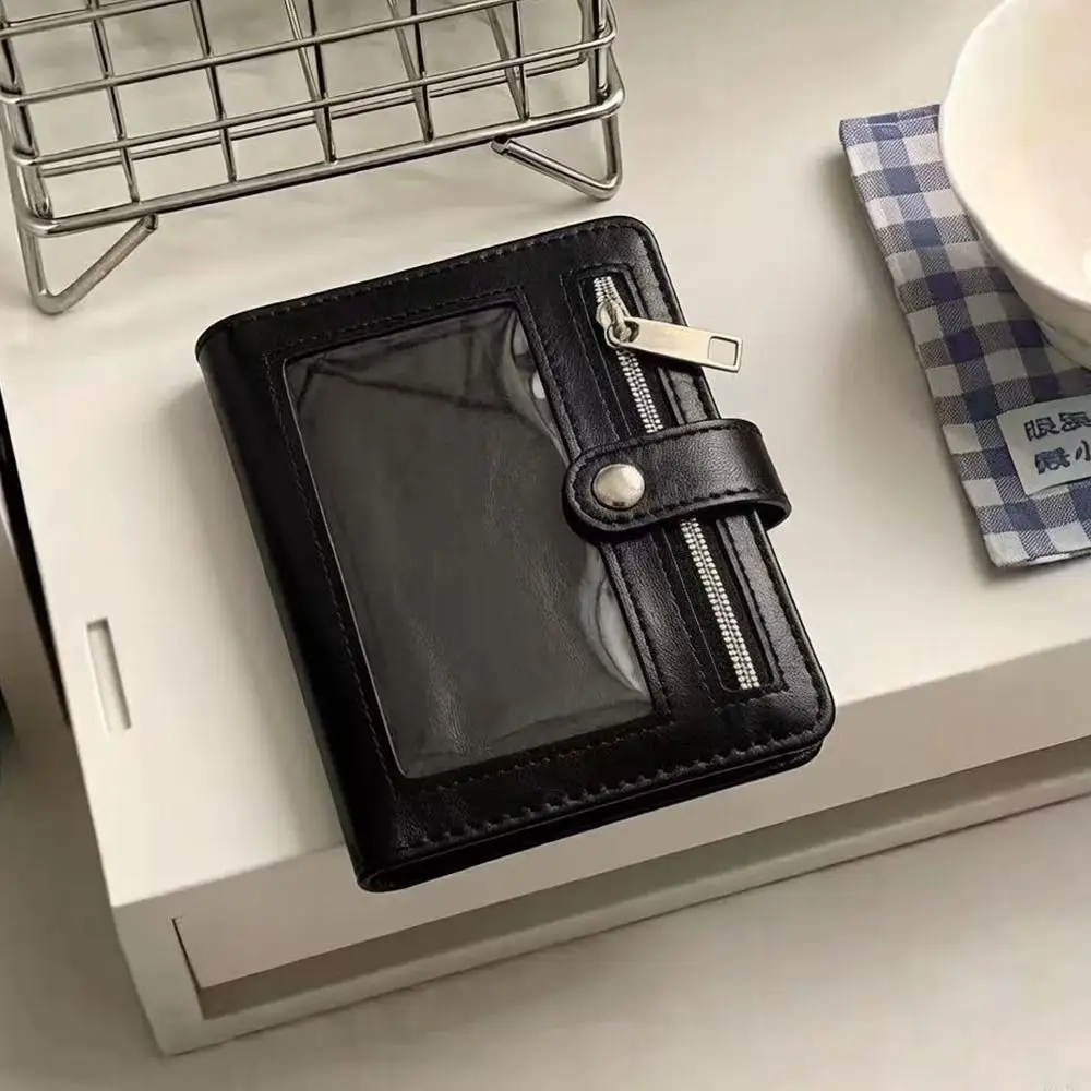 Multi-functional PU Leather Binder Notebook with Photo Window 5-Ring Loose-Leaf M5 Notebook Detachable Planner Book Gift