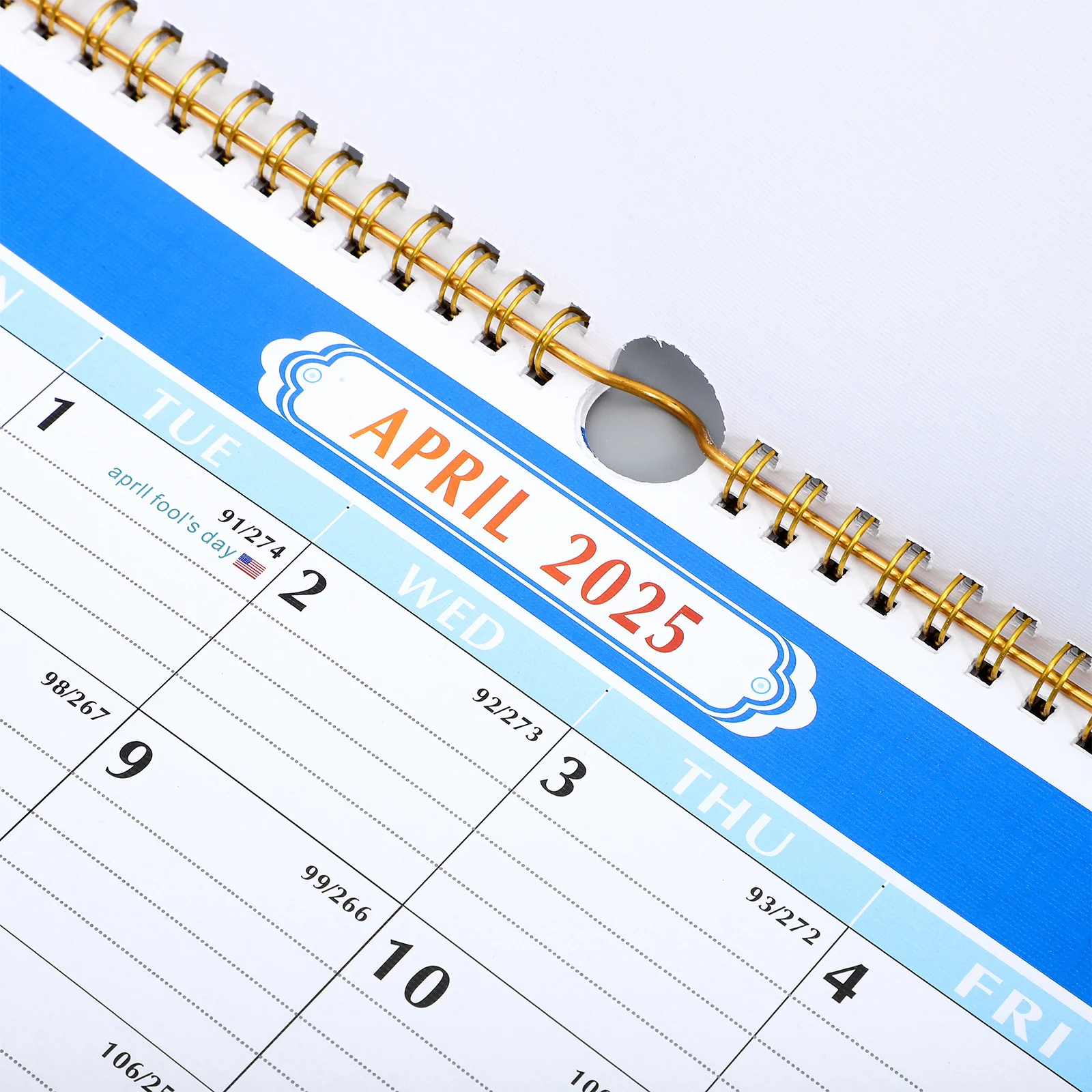 Wall 2024 Monthly Planner Spiral For Home Office Dorm Use Schedule Organizer English Wall Calendar Hanging