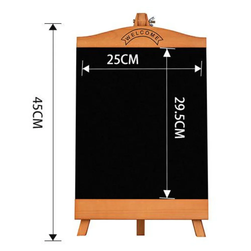 Countertop Blackboard Advertising Poster Display Rack Menu Stand Restaurant Message Board Desktop Table Food Name Display Stand