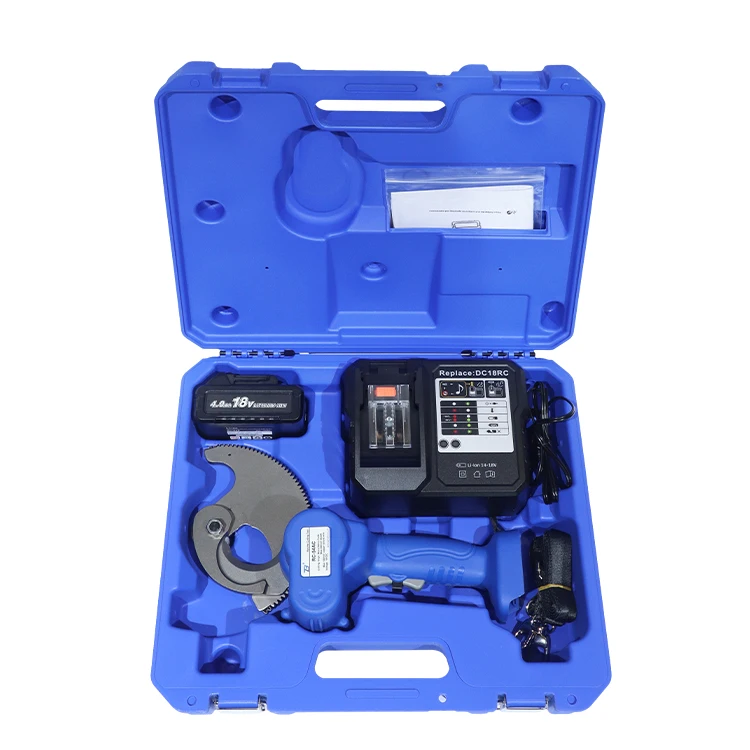 RC-54AC แบตเตอรี่ไฟฟ้า Contact Wire Cable Ratchet Cutter