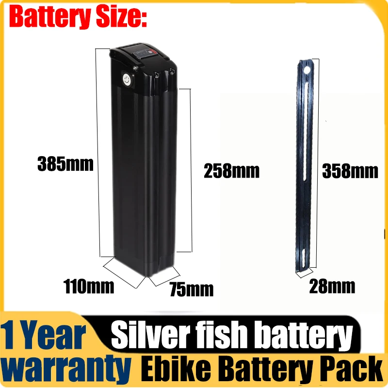 Electric Bike Silverfish Portable Battery Ebike Bike 50A Controller 48V Bafang 1500W 20ah 30ah  40ah 50ah Lithium Battery Pack