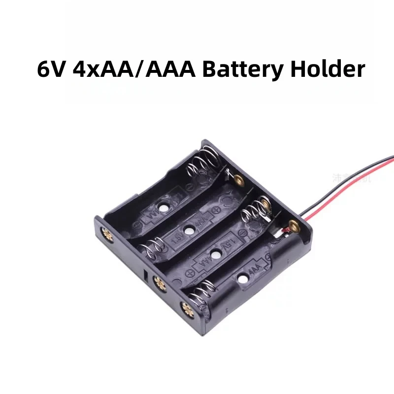 1.5V~6V AA/AAA Battery Holder/Box In Series With 150mm Wire PH2.0/XH2.54/SM/DuPont Male/Female/DC5521 Plug Connector