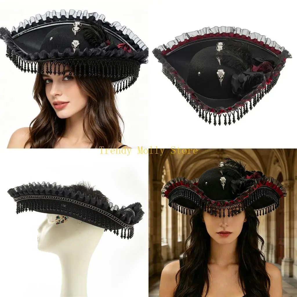 n5kb-elegant-pirate-hat-with-and-flower-fringe-for-halloween