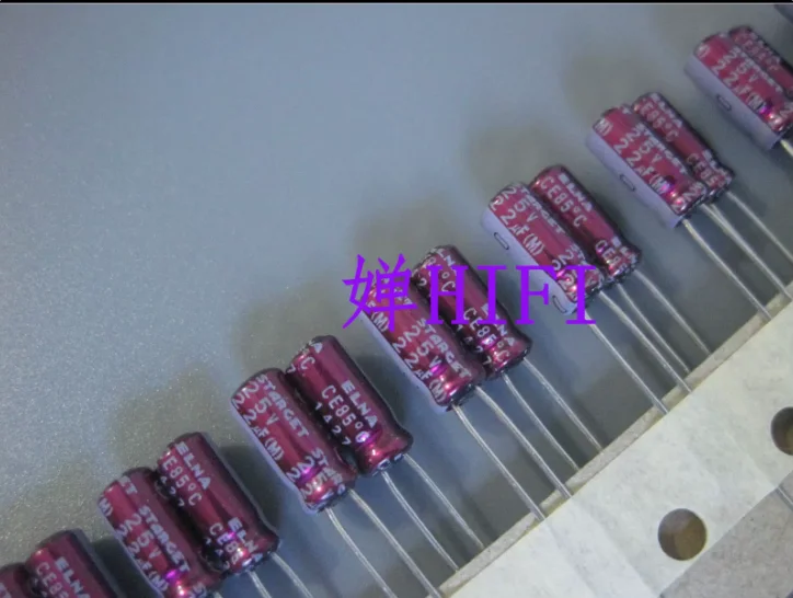30pcs/lot Original Japanese ELNA ROD-STARGET Series 25V 22UF 5X11mm Audio Aluminum Electrolytic Capacitors Free Shipping