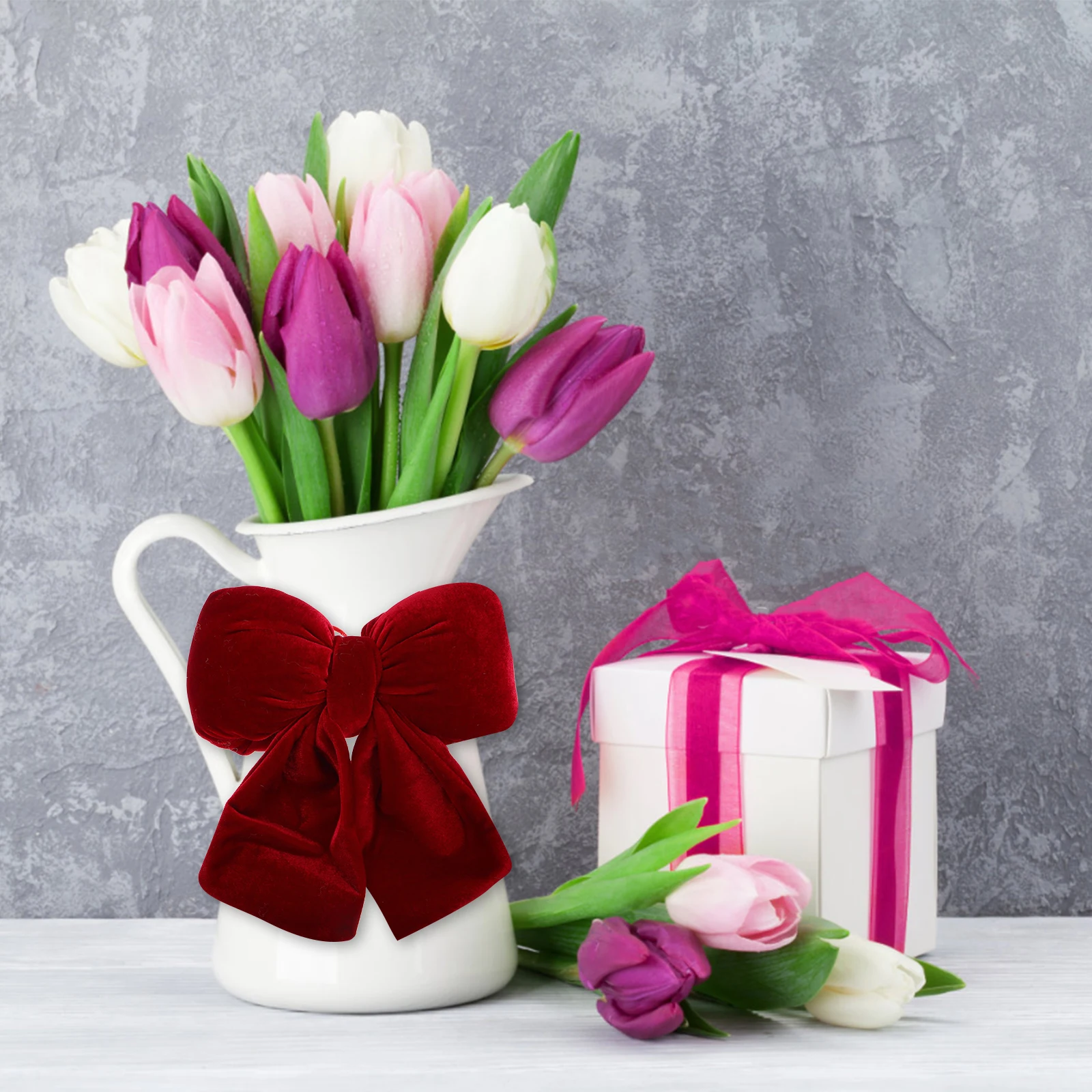 

Bow Pendant Wall Hanging Christmas Tree Decorations Extra Large Bows for Topper